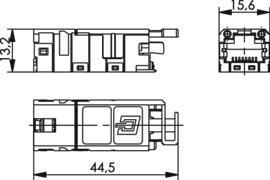 TEGA STX RJ45 Modul A Cat.6a J80029A0000 