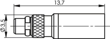 TG MMCX-Kabelstecker Cr/Cr     100025101 