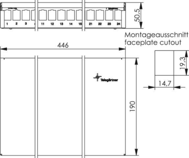 TG Modular AP Patchverteiler MPD24 AMJ/U 