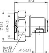 TEGA 7-16 Normkopfstecker    J01120D1157 