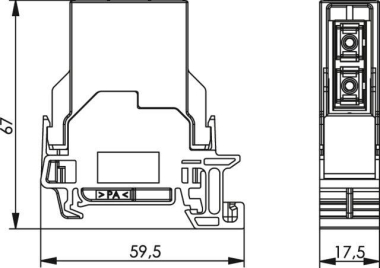 TG STX Tragschienen-         H82000A0014 
