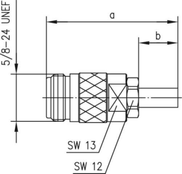 TEGA N-Kabelbuchse Cr 50Ohm TA 100024098 