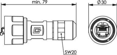 TG STX V1 RJ45 Steckerset      100007455 