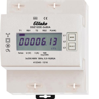Eltako Drehstromzähler     DSZ12DE-3x80A 