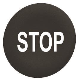 Schneider Tastenschild schwarz   ZBAF234 