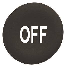 Schneider Tastenschild schwarz   ZBAF235 