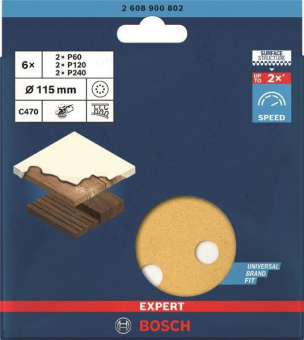 Bosch EXPERT Schleifblatt     2608900802 