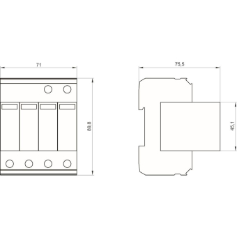 SIEM Blitzstromableiter T1/T2, 5SD7414-2 