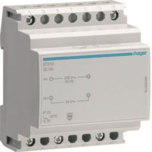 Hager Sicherheitstrafo 230V/24V    ST310 
