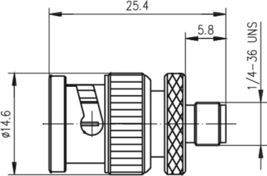 TEGA Adapter BNC-SMA         J01008A0017 
