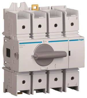 Hager Lasttrennschalter 4polig    HAD412 