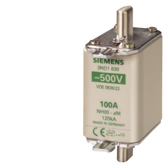 Siemens 3ND1836 NH00 160A 500VAC aM 