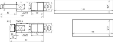 DEHN Anschlussset mit  HVI LO ASS RAV 23 