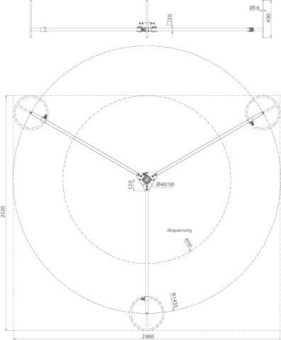 Dehn 105201   DBS KB D40.50 RA1435 STTZN 
