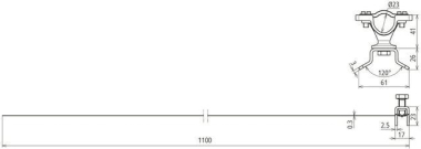 DEHN Leitungshalter               275333 