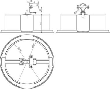 DEHN     DLH ZS 27 V2A 8.5KG KT D240 ULP 