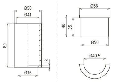 Dehn 107399 RED D40  RED D40 V2A DBS VBS 
