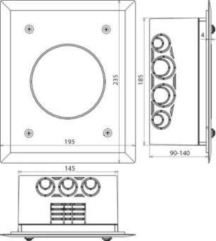 DEHN           TSK WDVS 180X140X88 K V2A 