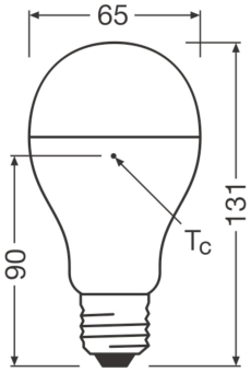 LEDV LED Bulb 19-150W/827 2452lm 