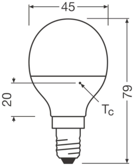 Ledvance LED CLASSIC B CRI97 S 4.9W 927 