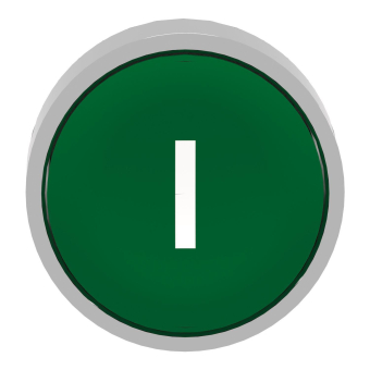 GS Drucktaster rund D grün mit  ZB4BA331 