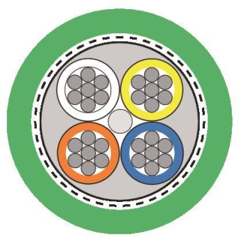 LAPP ETHERLINE MARINE FRNC FC CAT.5 