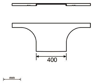 Unex Abdeckung T-Abzweiger 400mm   66429 