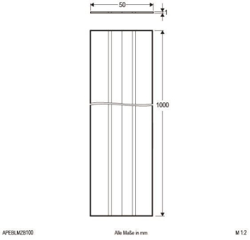 EVN Alu-Trennsteg            APEBLMZB100 