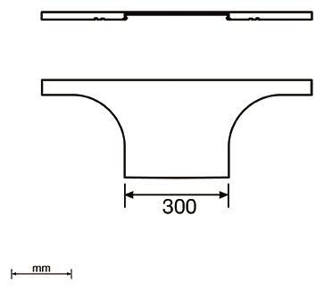 Unex Abdeckung T-Abzweiger 300mm   66329 
