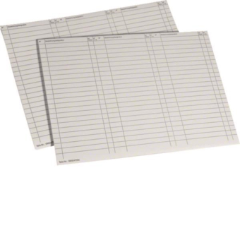 Hager Beschriftungsbögen universZ  ZZ90A 
