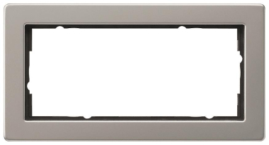 GIRA 100233 Abdeckrahmen 2f o.Mittelsteg 