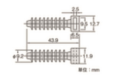 Hellermann LOK01-PA6HIR-BK(100) 