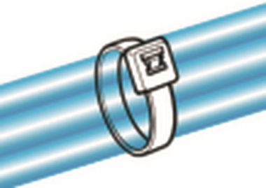 Hellermann LK2A-PA66-BK(100) Kabelbinder 