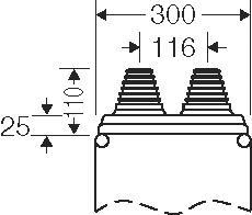 HENS Anbauflansch                 MIFP72 