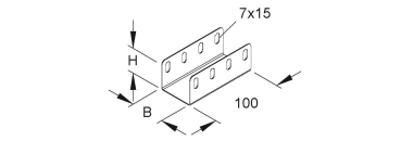 NIED Stoss-Stellenverbinder     RV35.050 