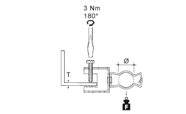 NIED E-KLIPS, Schraubklemme FH107-GM4757 