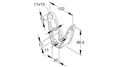 NIED Deckenbügel                   DBT40 