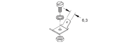 NIED Flachstecker                 GSLS63 