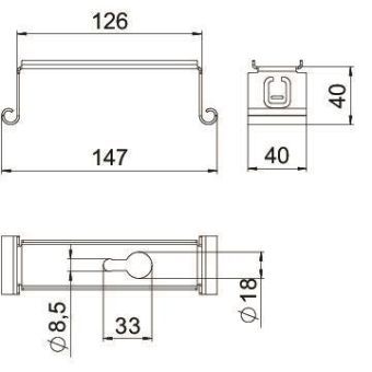 OBO MAH 150 FS Mittenabhängung 