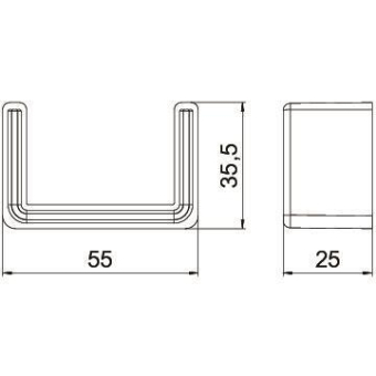 OBO US 3 KS SW Schutzkappe f.US 3-Stiel 