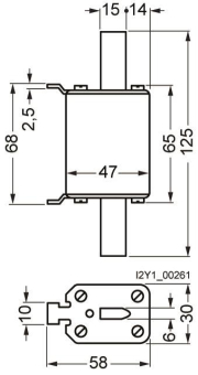 Siemens 3NE4117 SITOR-Sicherungseinsatz 