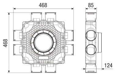 Maico Luftverteiler 8          MA-FV8-75 
