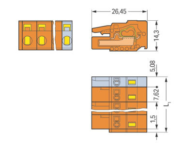 WAGO 231-703/026-000 1-Leiter- 