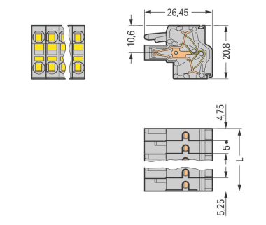 WAGO 231-2102/026-000 2-Leiter- 