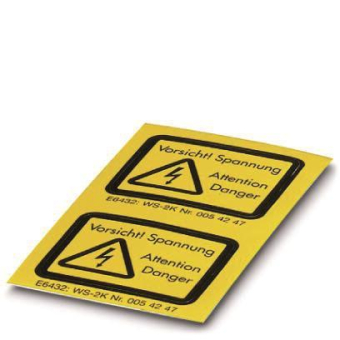 Phoenix 1004513 Warnschild         WS-2K 