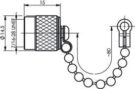 TEGA TNC-Abdeckkappe         H00050A0000 
