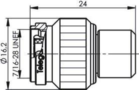 TG TNC-Abschlusswiderstand  J01016A0002 