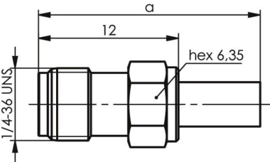 TG SMA-KABELBUCHSE CRIMP N   J01151A0059 