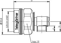 TEGA N-Kabelwinkelstecker      100023947 