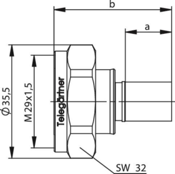 TG 7-16 Kabelstecker Cr/Cr   J01120B0090 